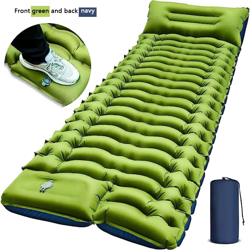 TARKA – matelas gonflable de Camping, tapis de couchage à Air avec oreiller, coussin de couchage lég