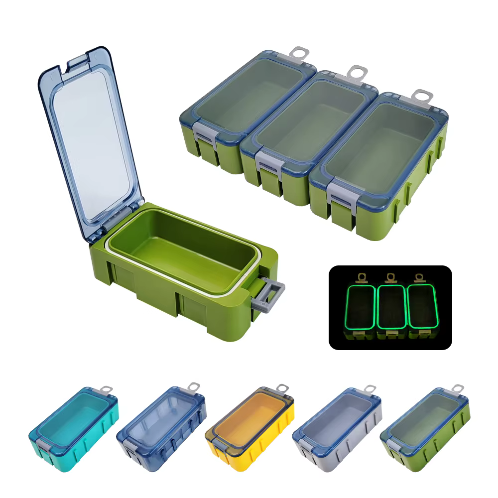 15 pièces matériel de pêche appâts boîtes de rangement Portable leurre crochet organisateur Mini uti