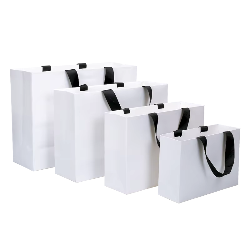 10 pièces sac en papier personnalisé vêtements chemise sac à main sac cadeau logo imprimé sac à prov