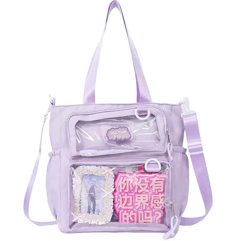 Sac à bandoulière Style Preppy japonais Y2K, nouveaux sacs d'école en Nylon pour adolescentes, sacs
