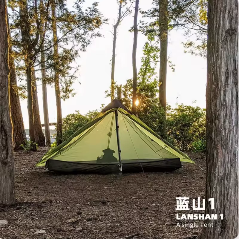FLAME'S CREED Lanshan 1 personne tente de Camping ultralégère extérieure simple homme 3 saisons prof