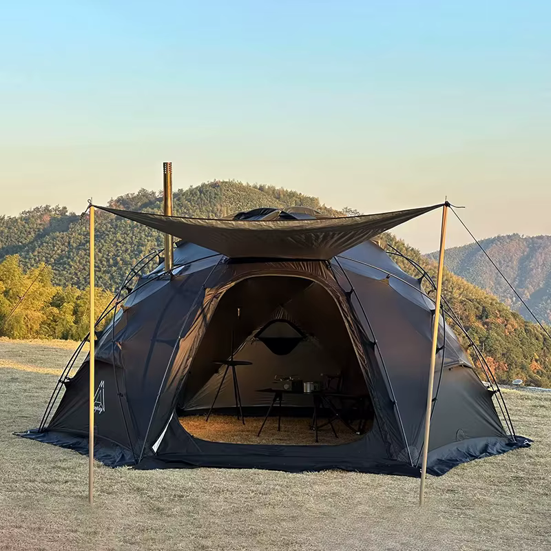 Tentes de Camping de randonnée 185 couleur unie, tente dôme hémisphère étanche pour l'extérieur, bou