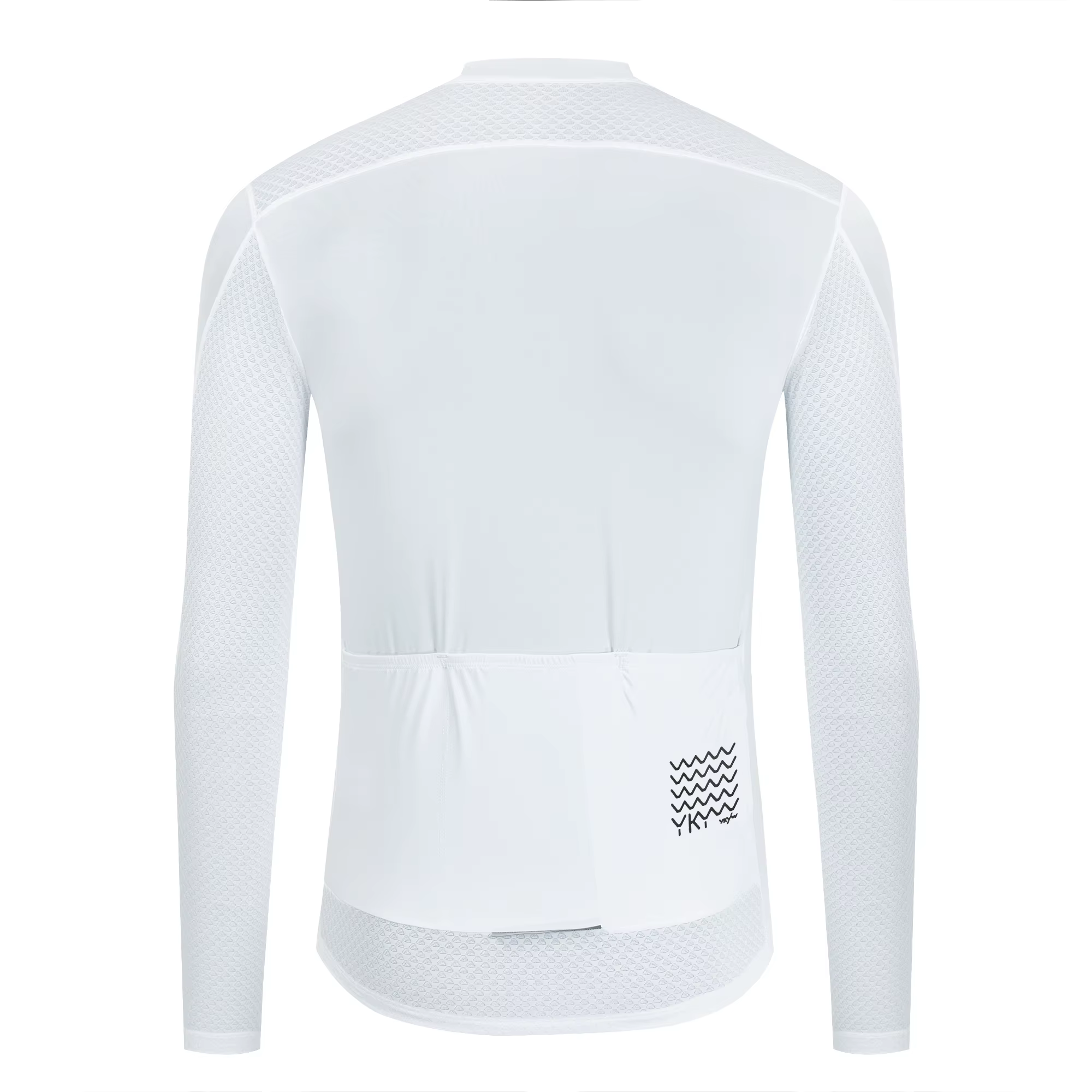 YKYWBIKE Maillot de cyclisme à manches longues hommes Pro vélo de route Chemise longue été Maillot d