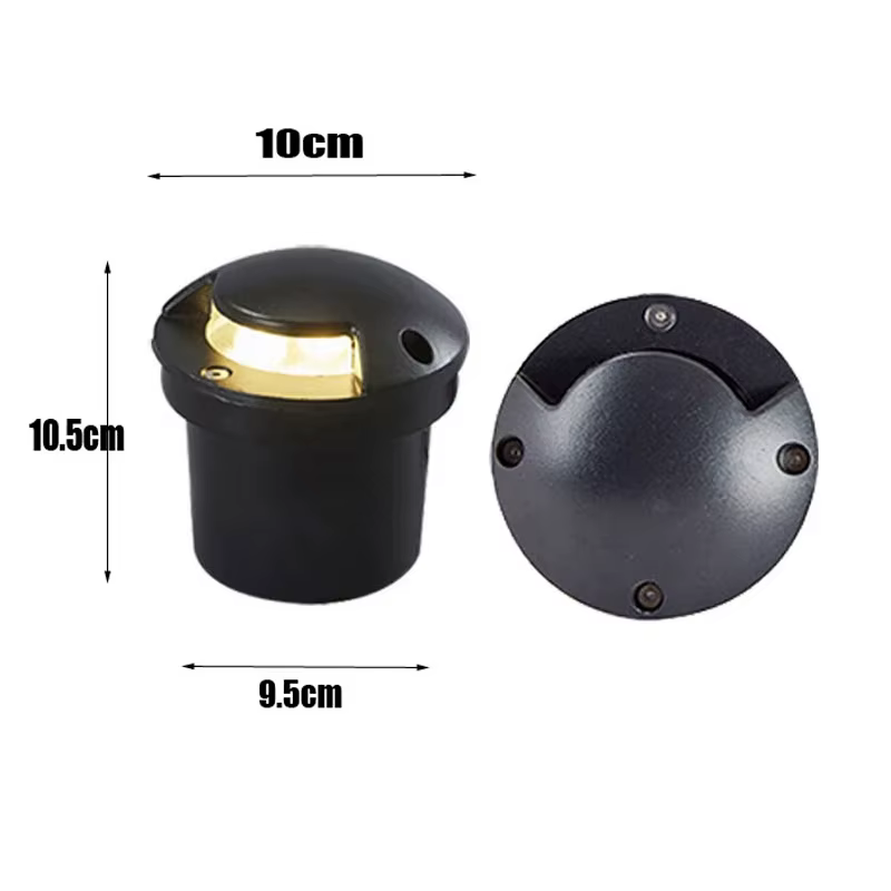 Lampe LED pour sol, étanche, encastrée, pour couloir, coin, intérieur et extérieur, pour escaliers, 
