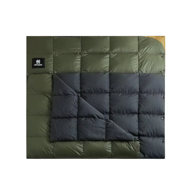 OneTigris – couverture de Camping pour 2 personnes, agrandie et large, couettes de voyage légères en