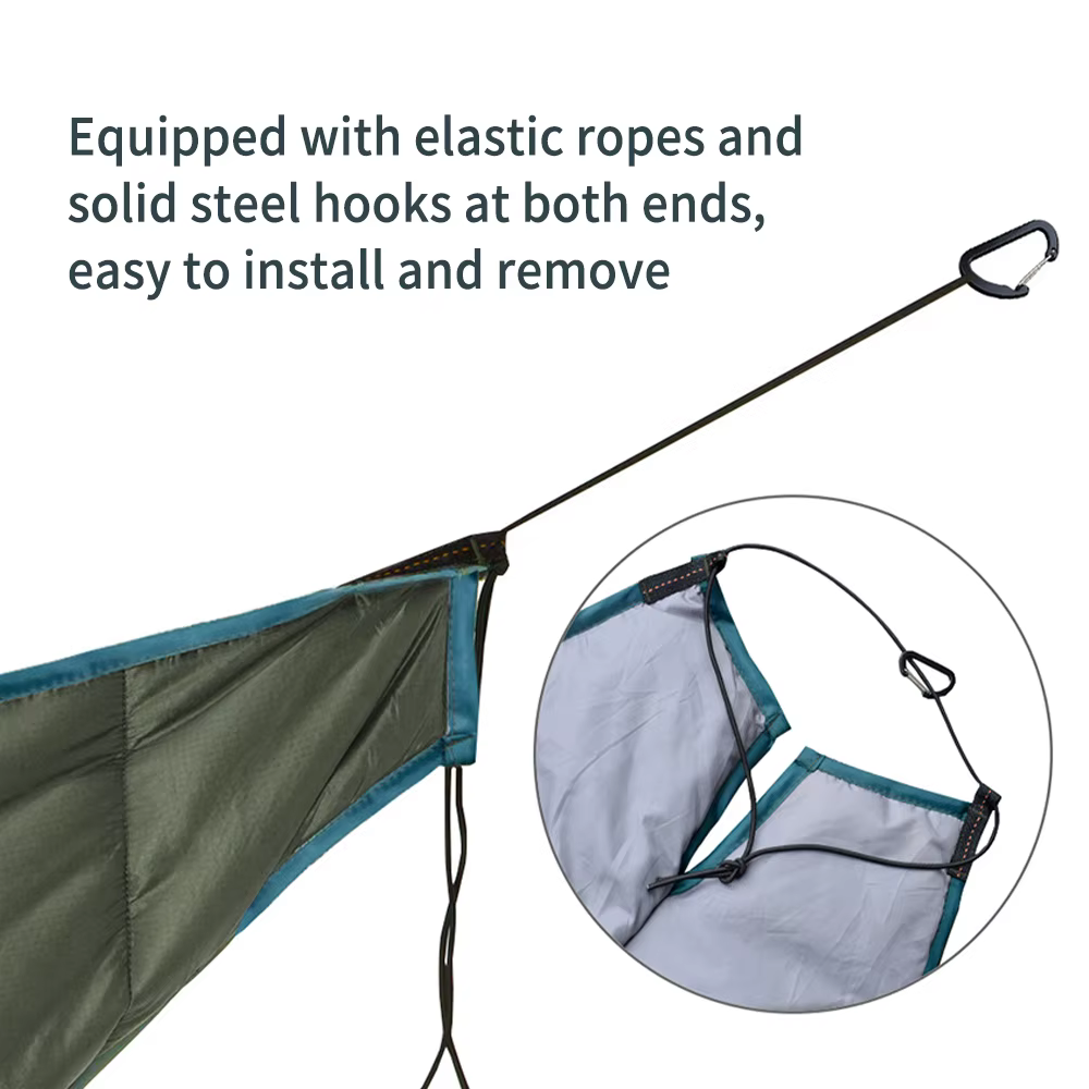 Hamac portable sous-couette pour camping en plein air, randonnée, fournitures de voyage, chaud par t