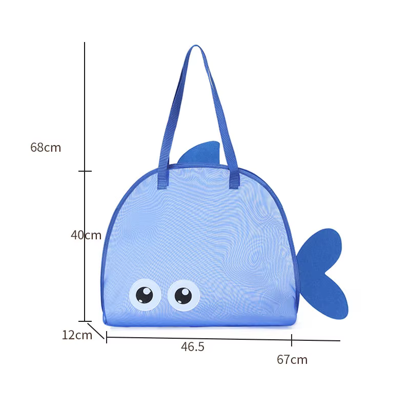 Nouveau sac de plage d'été pour enfants, sac de rangement pour jouets de dessin animé, sac de rangem