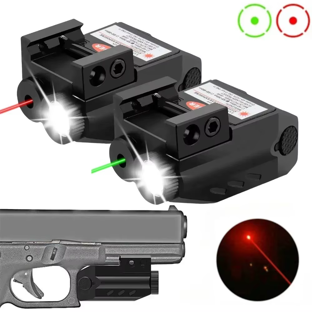 Lampe de poche tactique Richfire 2 en 1, 500 Lumens, torche LED rechargeable pour rail Glock 17 19 2