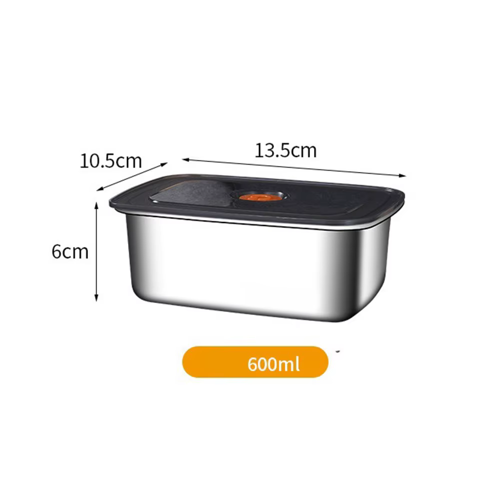 Boîte à déjeuner de Camping en acier inoxydable, boîte à Bento scellée anti-fuite pour micro-ondes,