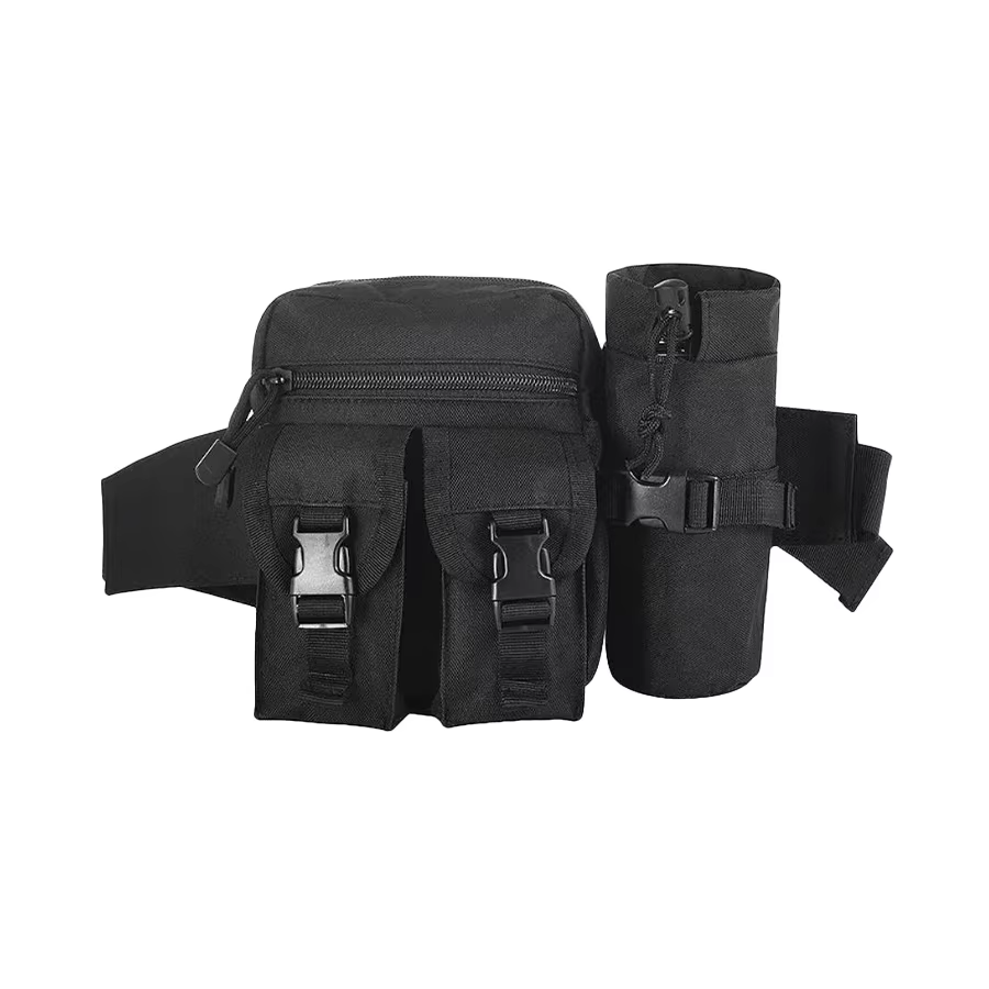 Le sac de taille pour bouteille d'eau multi-sport est détachable et adapté aux sports de plein air t