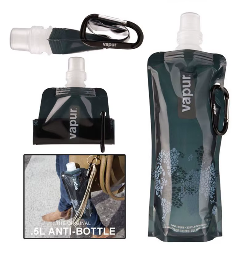 Bouteille d'eau pliable en silicone ultraléger portable, sac d'eau souple, fournitures de sport de p