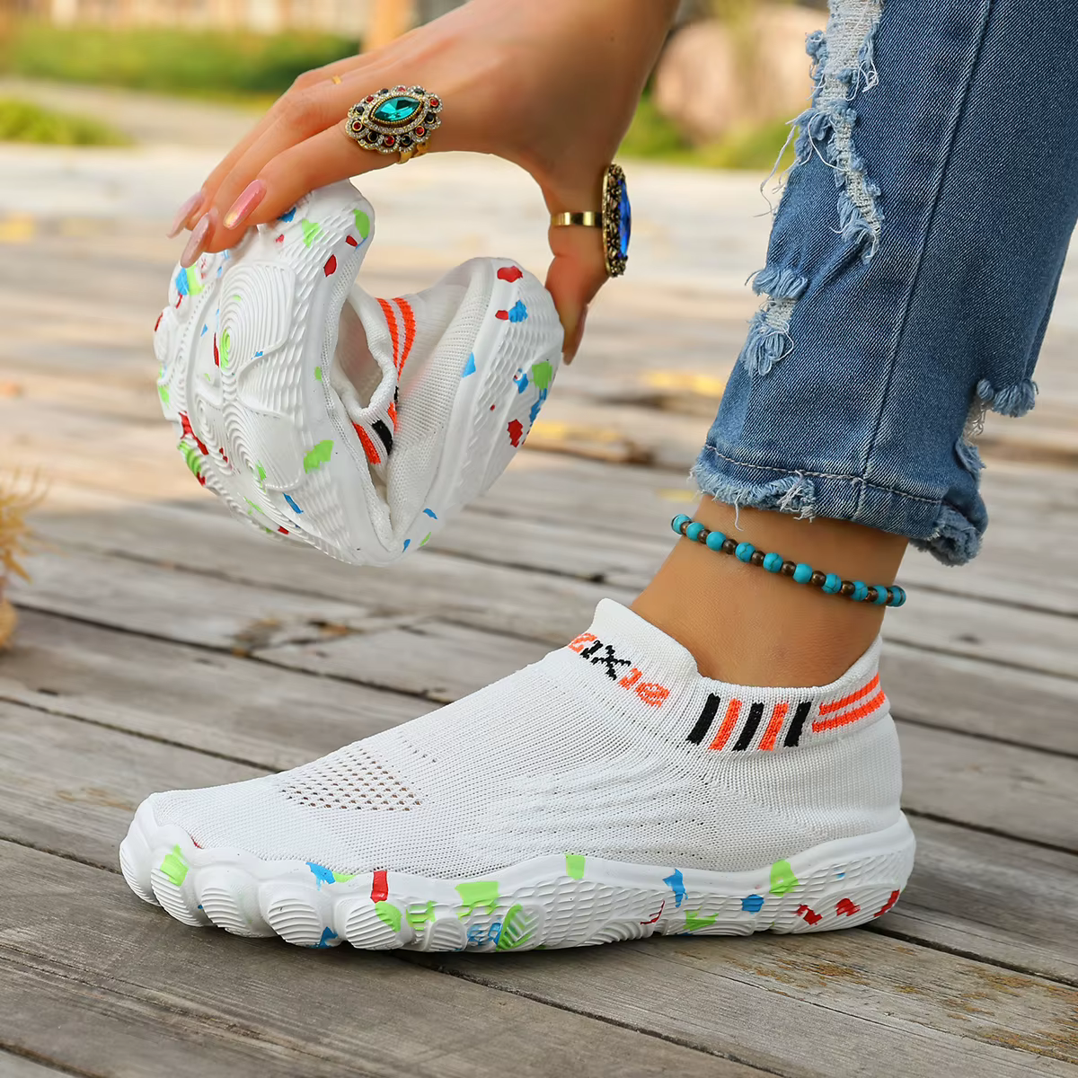 Nouvelles chaussures à cinq doigts pour femmes 2026, chaussures aquatiques d'extérieur en maille res