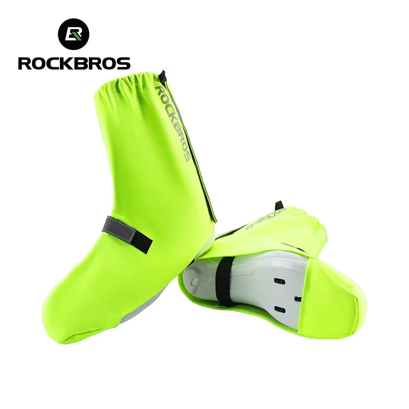 ROCKBROS couvre-chaussures cyclisme imperméable chaussures couverture 1 paire bottes de cyclisme cou