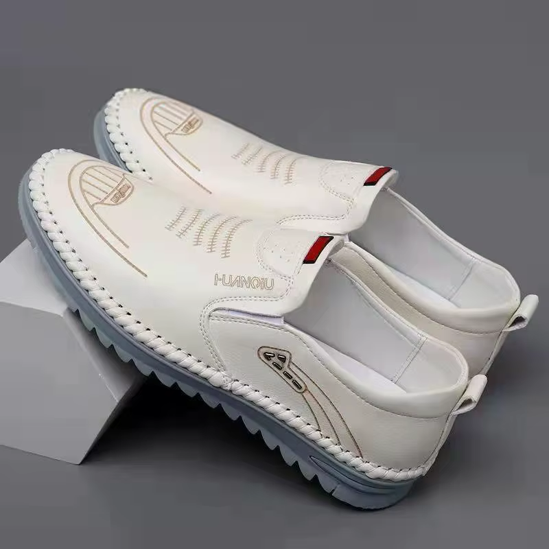 Chaussures décontractées pour hommes, mocassins antidérapants à semelle souple, respirants, résistan