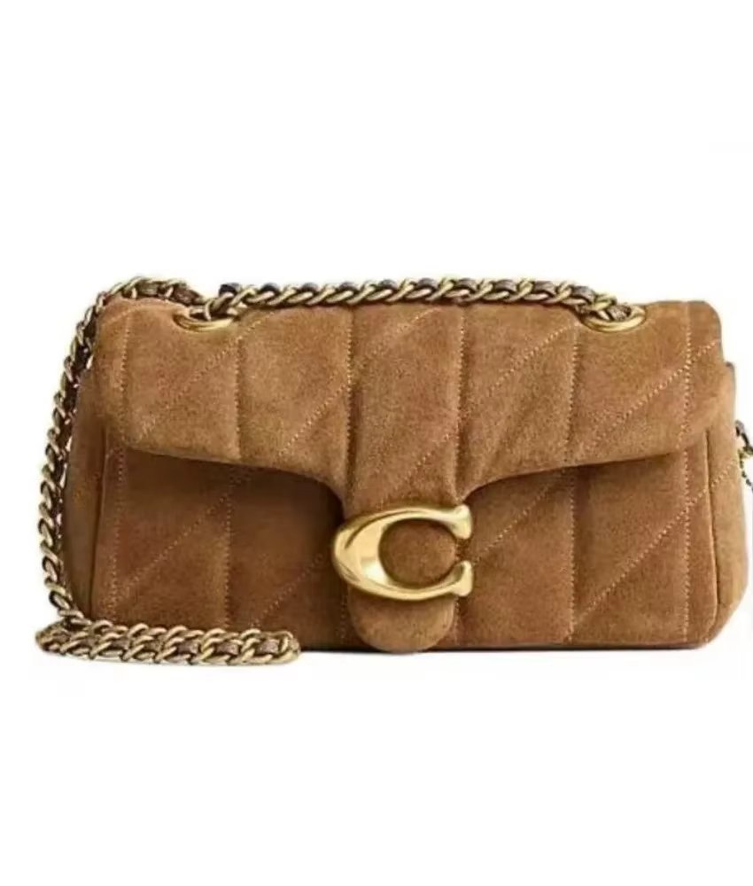 Sac à chaîne à motif diamant de haute qualité, sac messager à bandoulière, petit sac carré