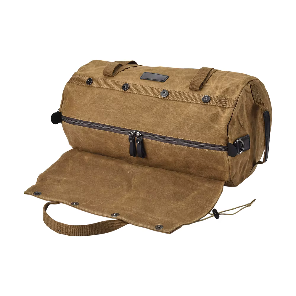 Sac de voyage rétro pour hommes, sac à bagages en toile de grande capacité, sac polochon de voyage P