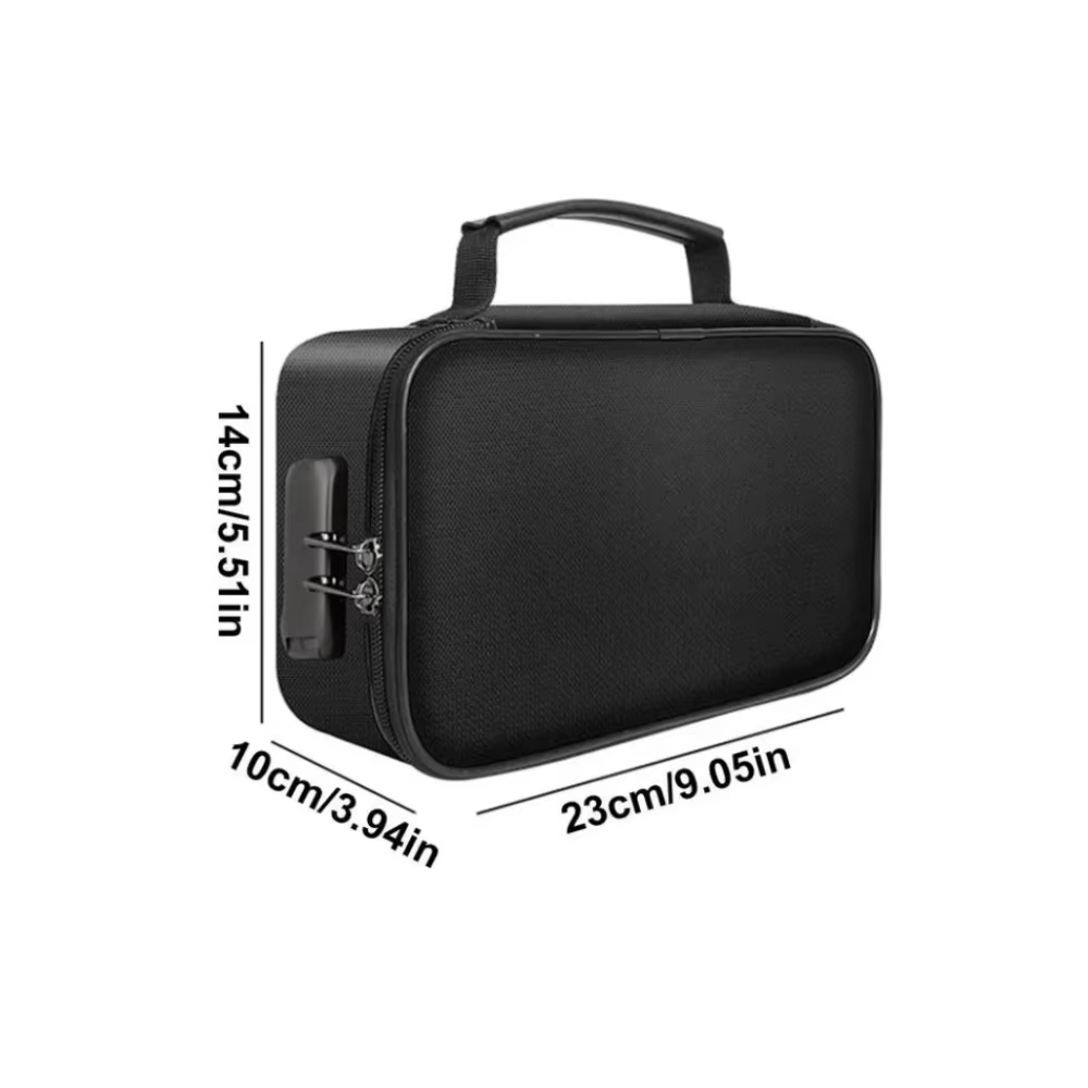 Petit sac à main ignifuge-organisateur ignifuge et étanche pour passeport, petits articles, sac de r