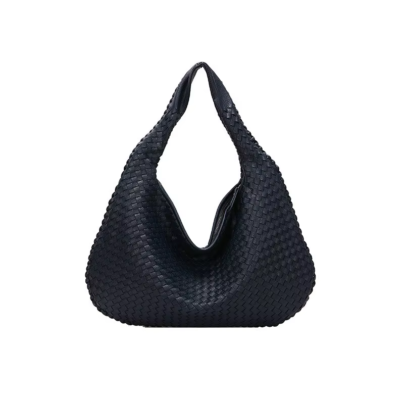 Sac tissé à la main pour femme, aspect haut de gamme, texture épaissie, sac de transport à porter à 