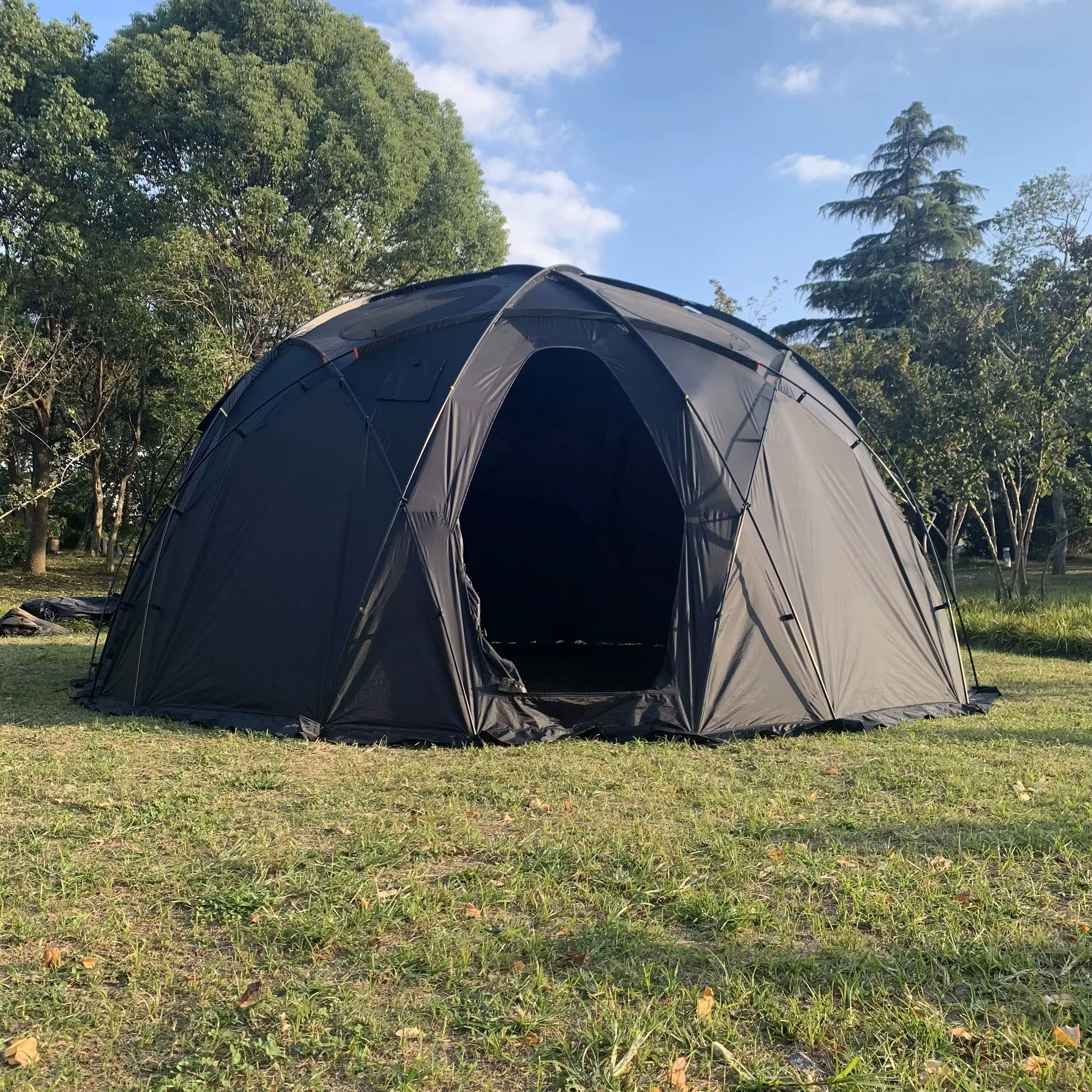 Dôme coupe-vent imperméable, grand espace, tente en forme de demi-boule, tente étoilée de Camping en