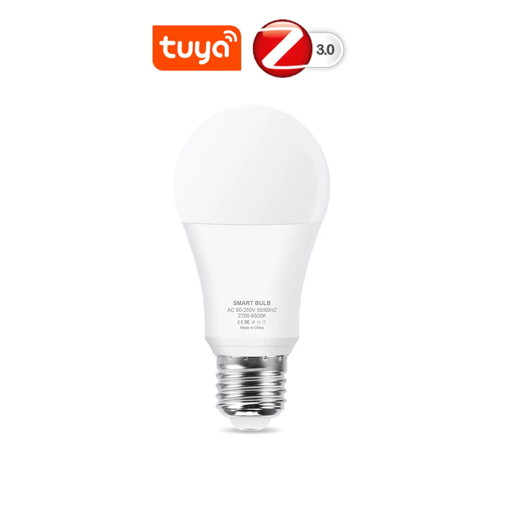 Zigbee E27 ampoule Led Alexa lampe à Led intelligente RGB CW WW ampoule Led fonctionne avec l'applic