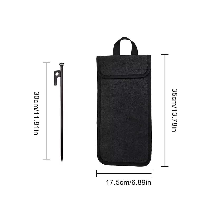 Ensemble de jambes et marteau pour tente de Camping, piquets de tente, clous au sol, longueur 30cm, 