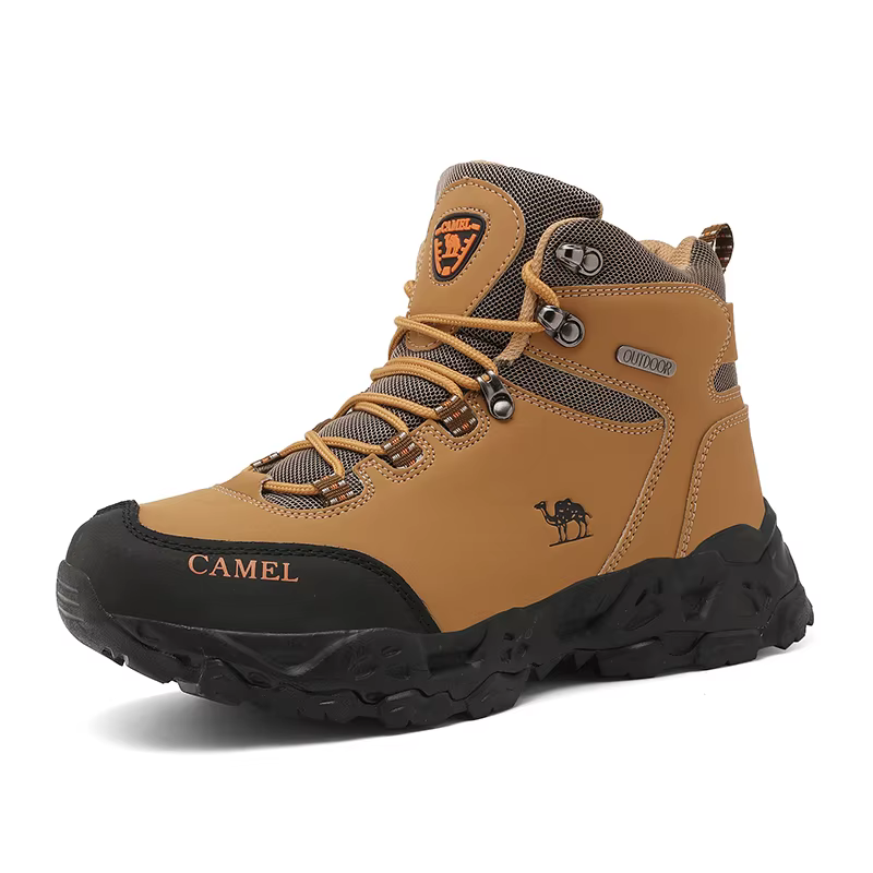 Chaussures de randonnée imperméables pour hommes, baskets de marche en cuir, antidérapantes, chaussu