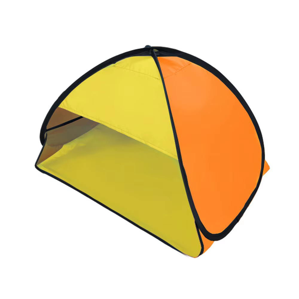 Abri solaire Portable pliable, tente de plage coupe-vent et anti-sable, ouverture rapide automatique