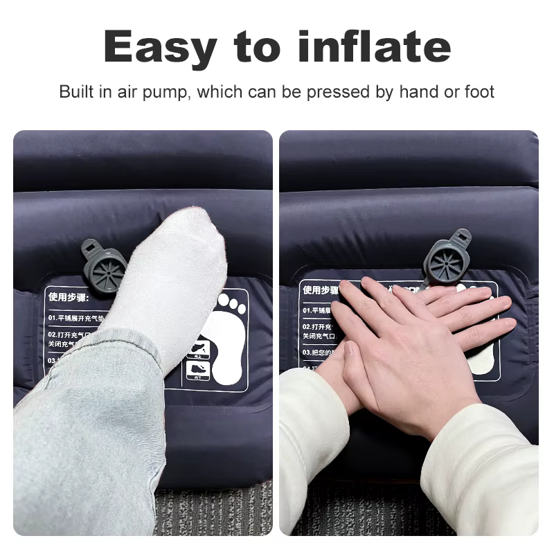 PACOONE – matelas de couchage épais de 10Cm, ultraléger, auto-gonflant, lit d'épissure, tapis de piq