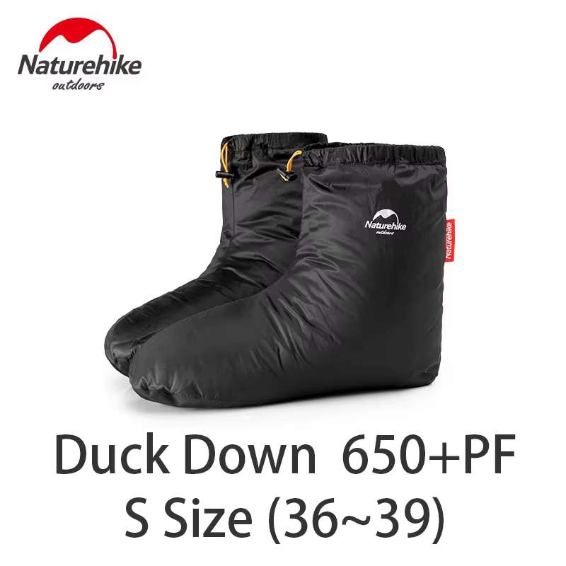 Naturehike – chaussettes en duvet d'oie, accessoires pour sac de couchage, pantoufles de Camping en