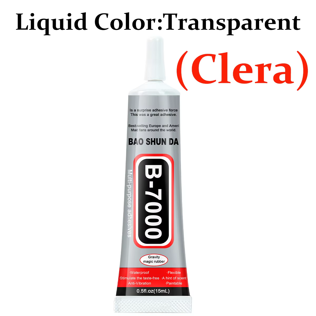 Adhésif transparent B7000, adhésif noir T7000, colle spéciale pour la réparation des chaussures Conv