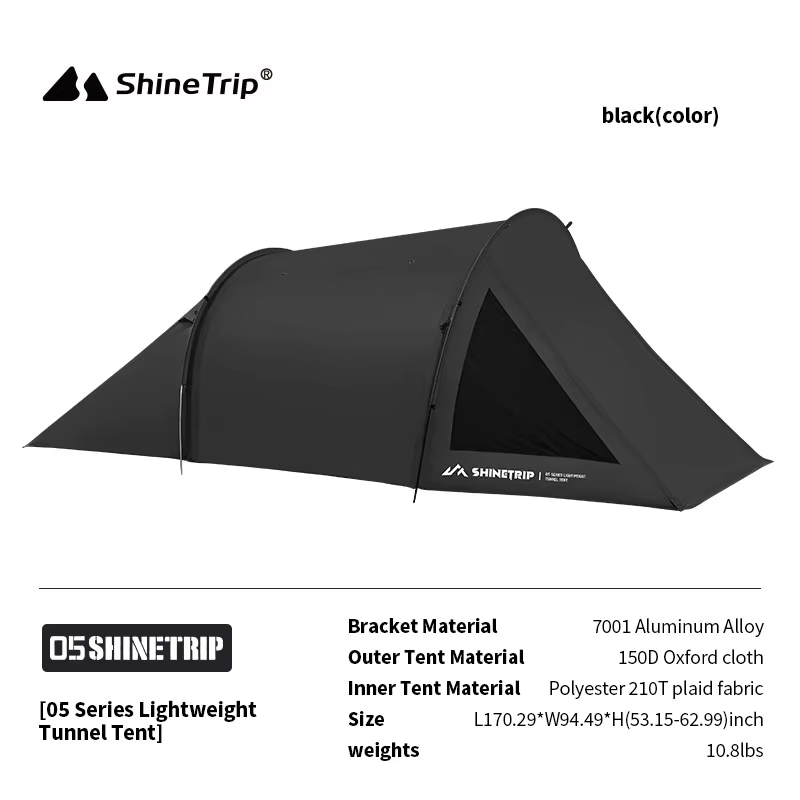 Tente de camping multifonctionnelle ShineTrip, légère, protection solaire, robuste, durable, grand e