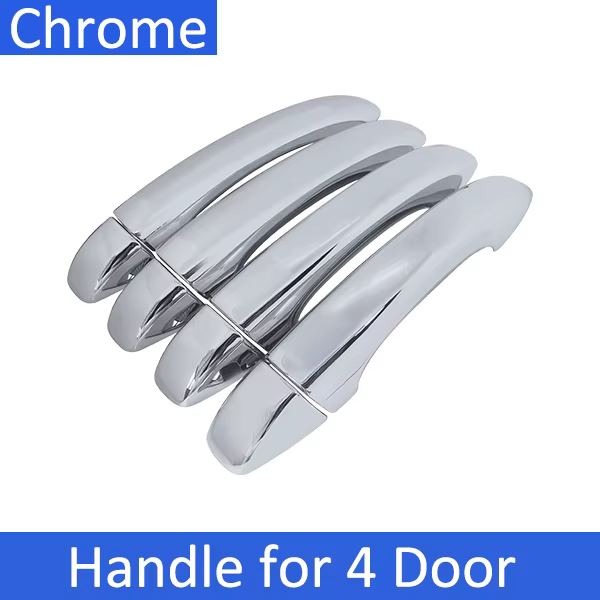 Couvercle de Poignée de Porte Chromé pour Renault Megane 4 MK4 IV, Film de Protection Autocollant, A