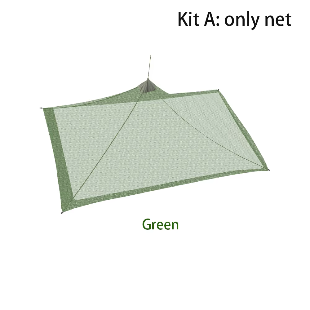 Moustiquaire extérieure anti-insectes tente anti moustiquaire Camping Solo tentes en maille