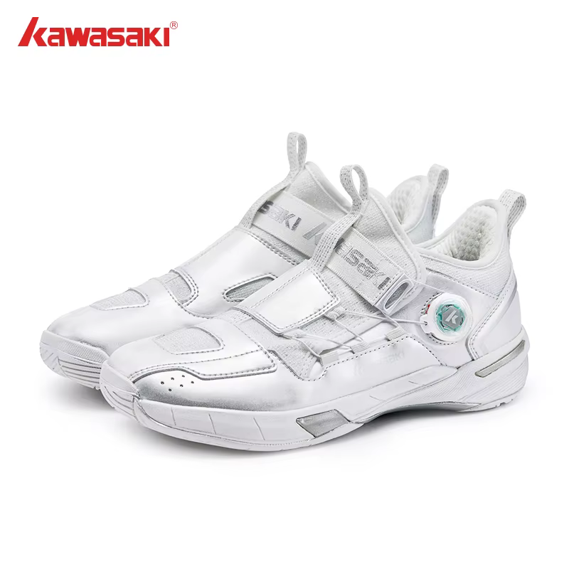 Kawasaki CROSS SPACE MID 2.0 chaussures de Badminton amélioré absorbant les chocs bouton automatique