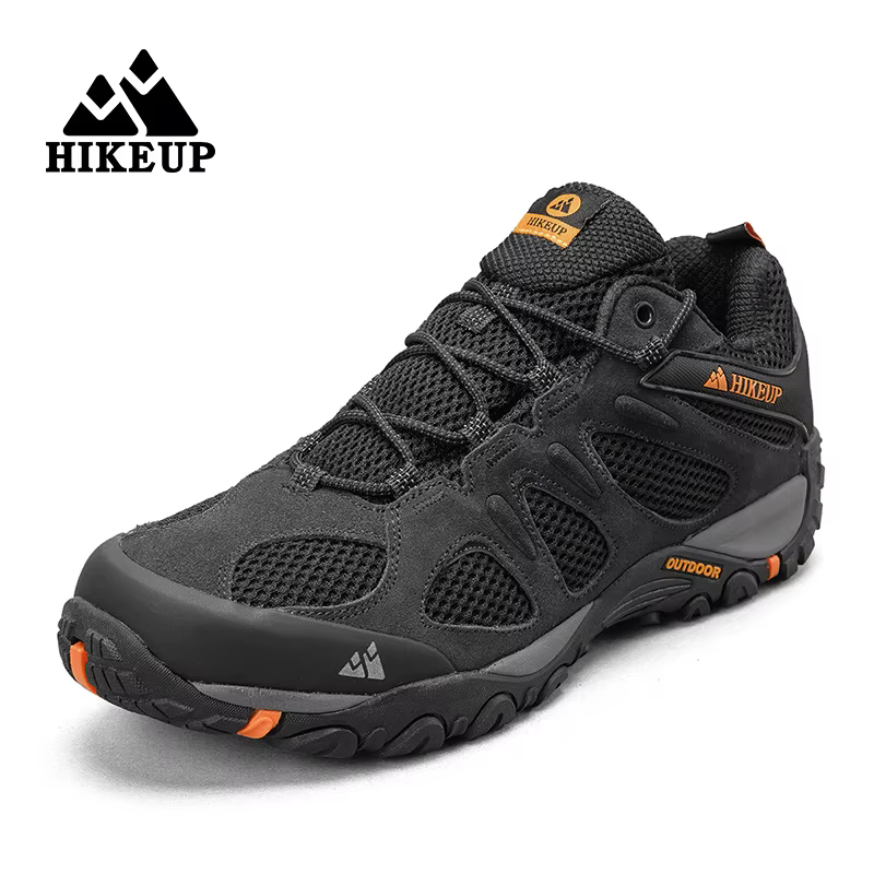 HIKEUP-Chaussures de Randonnée Respirantes Résistantes aux Éclaboussures pour Homme, pour l'Escalade
