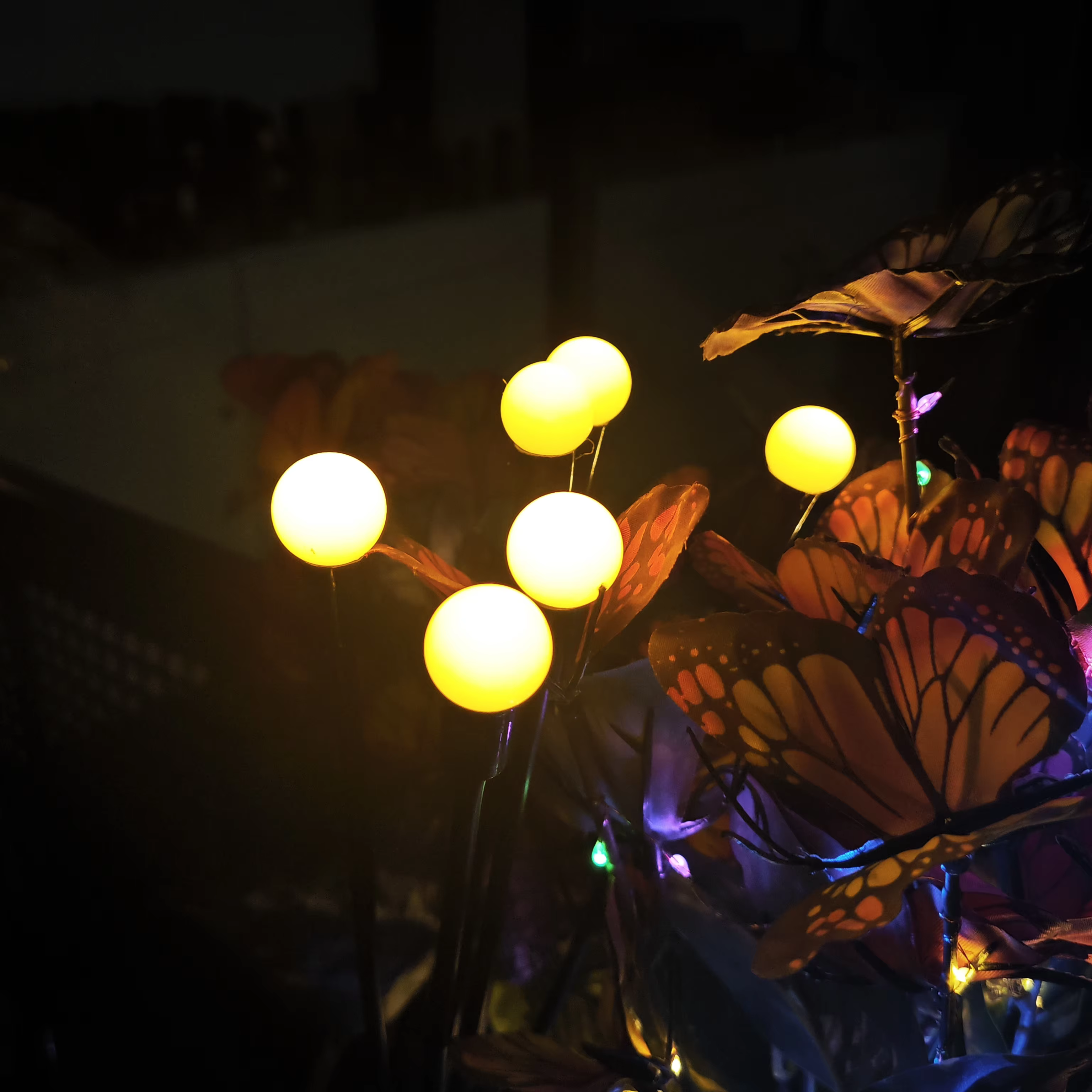 Lanterne solaire de style rétro vintage, lampadaire décoratif à 3/6 LED, étanche IP65, du crépuscule