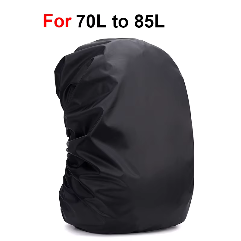 Sac à dos étanche noir, grande housse de pluie militaire, 35L, 100L, 120L, randonnée, Camping, 30l, 