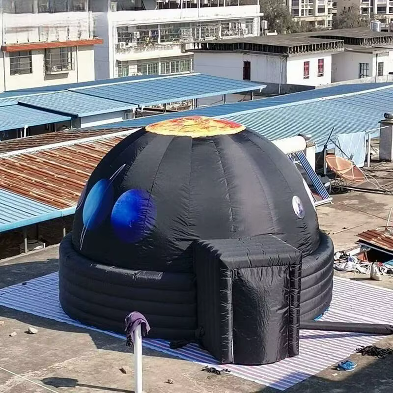 Tente de planétarium en tissu Oxford noir, haute qualité, 5M de large, pratique pour les personnes h