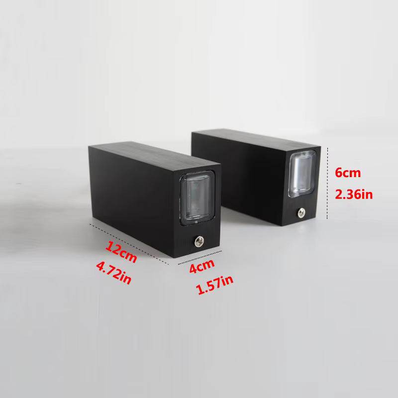 Lumière extérieure COB en aluminium argenté 6W éclairage extérieur extérieur étanche IP65 applique m