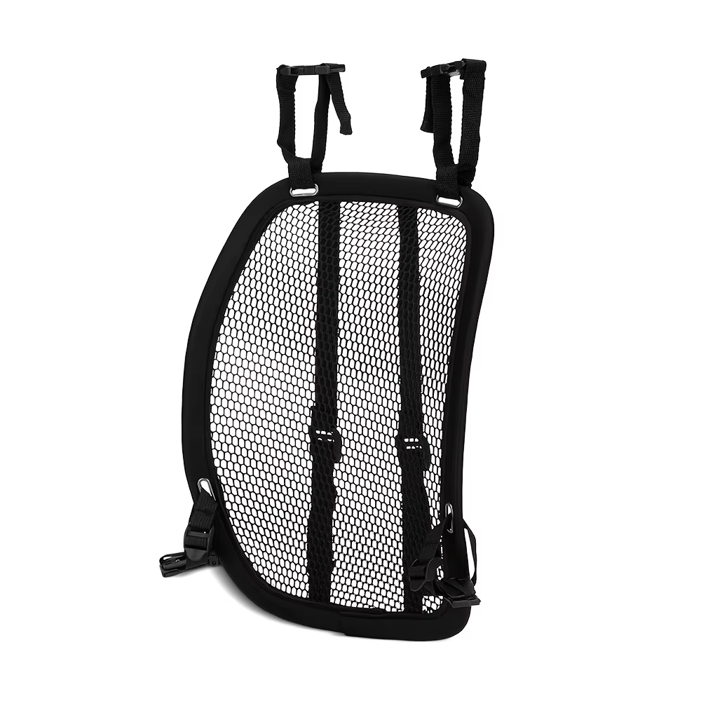 Sac à dos ergonomique avec cadre ventilé, coussin dorsal à flux d'air léger, soulagement de la press