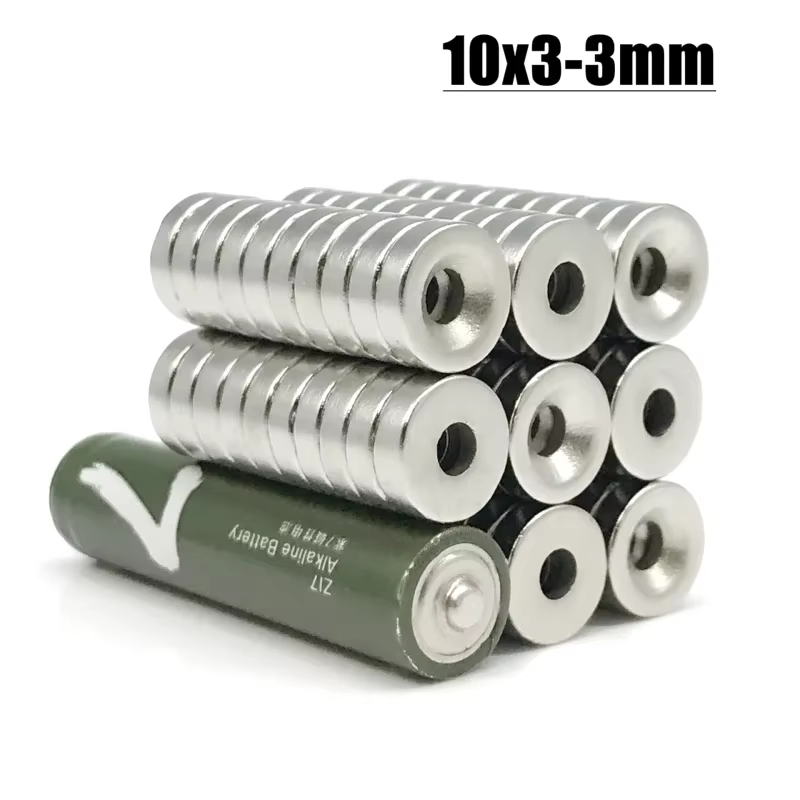 Aimant d'outil de réfrigérateur 5/10/20/50/100/500 pièces 10x3-3mm accessoire 10mm X 3mm -3mm artisa