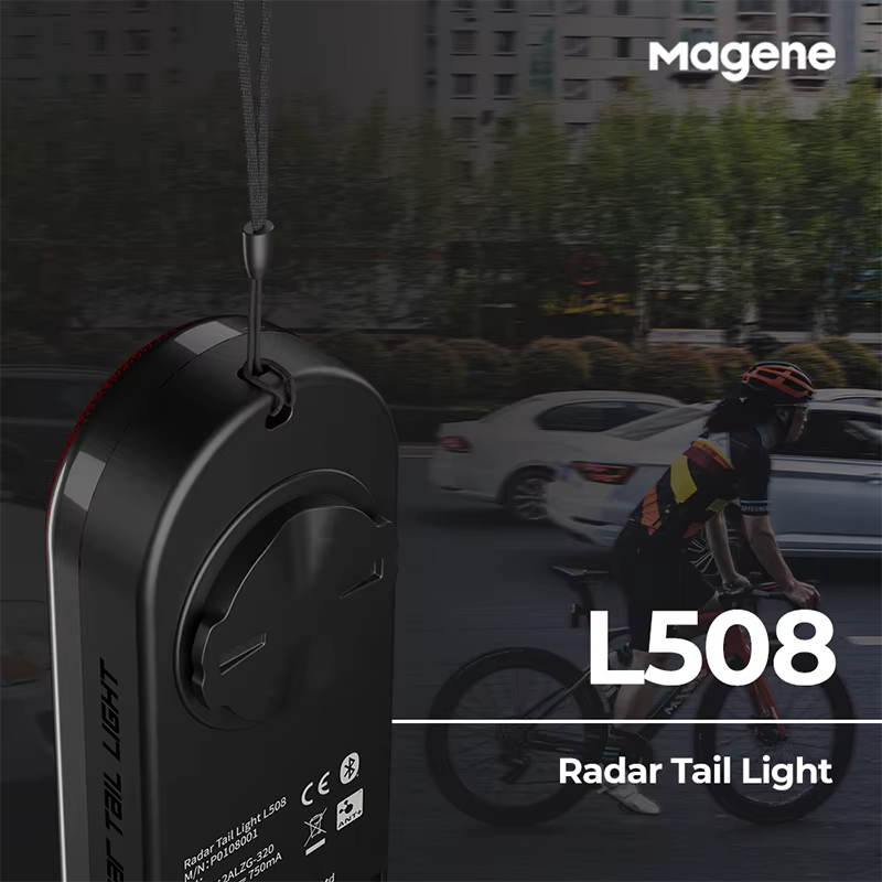 Magene Radar feu arrière de vélo L508 lampe de détection de frein arrière de vélo tige de selle char