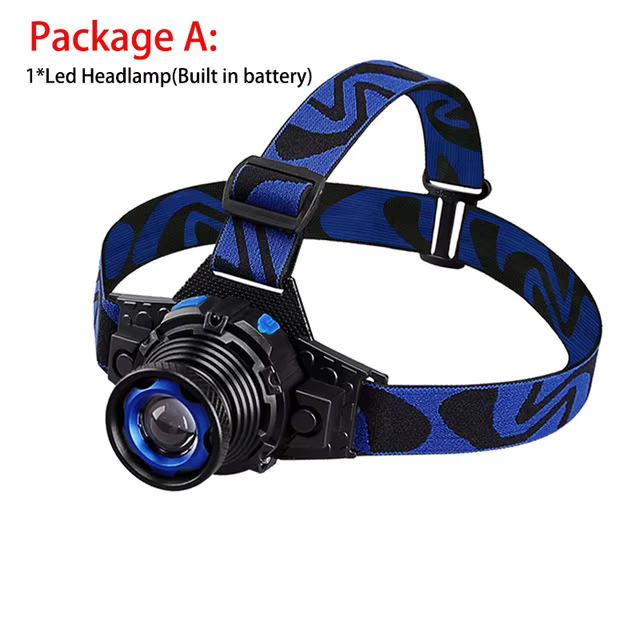 ZK30 étanche phare phares pêche feux arrière front tête phares torche chasse tête pêche minière lumi