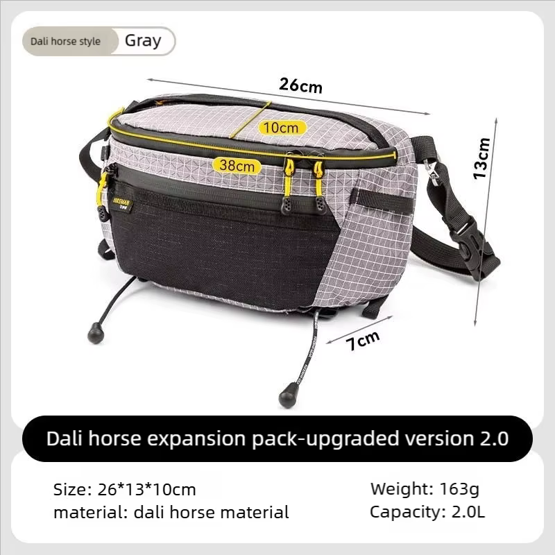 HIKEMAN sac de poitrine en plein air UHMWPE cyclisme sport sac à bandoulière randonnée voyage sac su