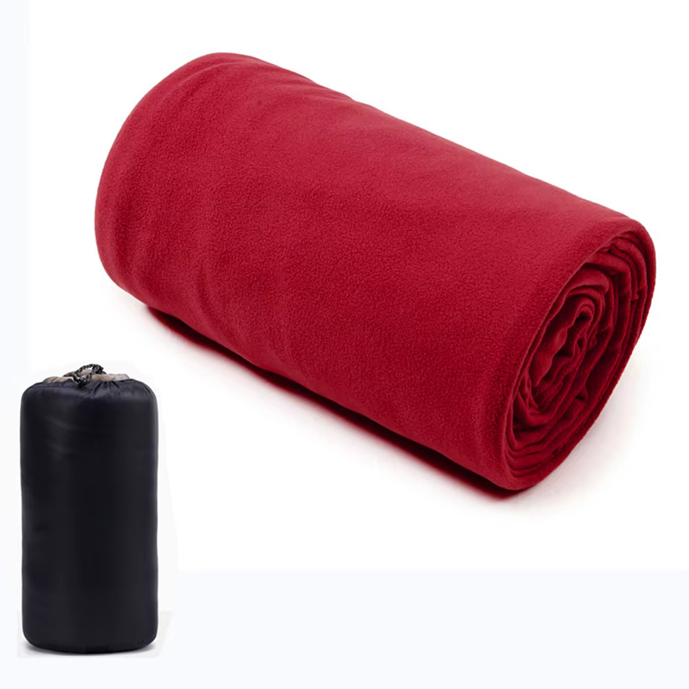 Doublure de sac de couchage douce et souriante, couverture de camping ultra-légère, draps de voyage