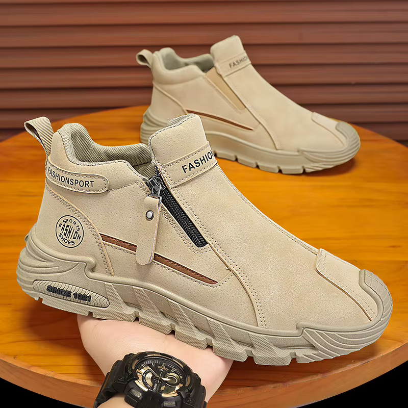 Chaussures de randonnée décontractées pour hommes, tendance, confortables, respirantes, avec empeign