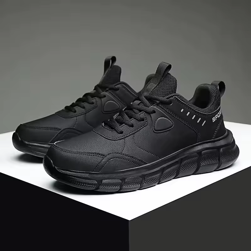Hommes chaussures de randonnée nouveau cuir coupe-vent léger Simple polyvalent Jogging hommes basket