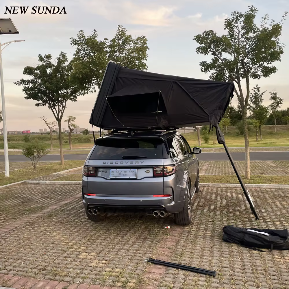 Overland Camping accessoires voiture toit tente avec annexe Carpa Techo Automovile 4 personnes grand