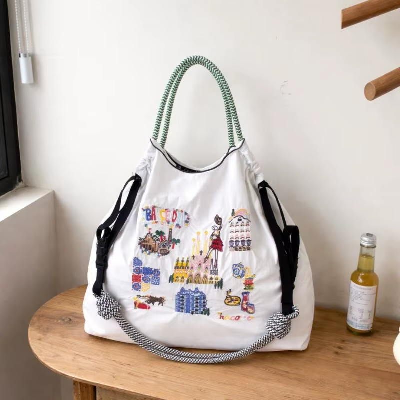 【Offre Spéciale】Sac à main brodé pour femme, style danse espagnole, grande capacité, sac à bandouliè