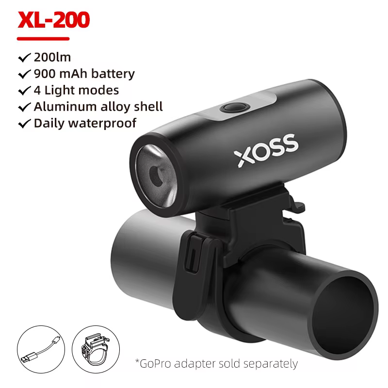 XOSS 200-3000 Lm vélo lumière XL1200 phare étanche Rechargeable avant lampe vélo lumière aluminium u